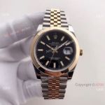  ROLEX Datejust 2 Replica Watch Black Face Stick Markers Cal.3255